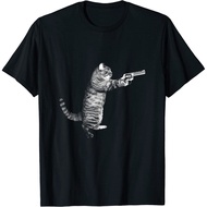 New Limited Gun Kitty Funny Cat Gift Ideas Tee T-Shirt