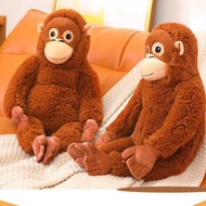 Simulation Orangutan Plush Toy, Cute Gibbon Stuffed Doll, Kids Comfort Animal, Funny Birthday Gift f