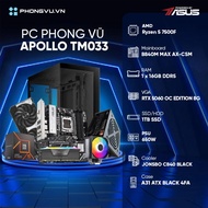 PC PV Gaming Apollo TM033 (AMD Ryzen 5 7500F/ GeForce RTX 5060/ 1 x 16GB/ 1TB SSD/ Free DOS)