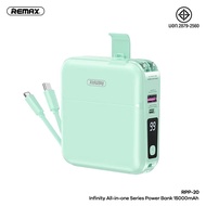 REMAX RPP-20 มีมอก.แบตเตอรี่สำรอง แบตสำรอง 15000mAh เพาเวอร์แบงค์ ป้องกันกระแสไฟเกิน All in one QC 1