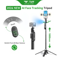 TNW S30MAX AI Face Tracking Tripod Wireless 360° Rotation Phone Tripod With Stabilizer Gimbal Live V
