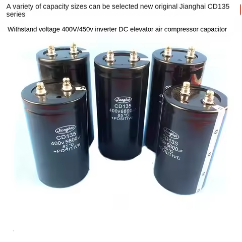 (1pcs)400v4700uf Brand-new Jianghai Capacitor CD135 Full Series Inverter Electrolytic Capacitor 6800
