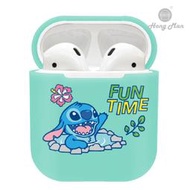 正版授權 Disney 迪士尼 AirPods / AirPods2 硬式保護套 - 史迪奇 Stitch