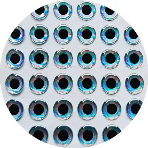 3D Super.Pearl (10mm-20mm) / Soft Molded 3D Holographic Fish Eyes 10mm 11mm 12mm 13mm 14mm 15mm 18mm