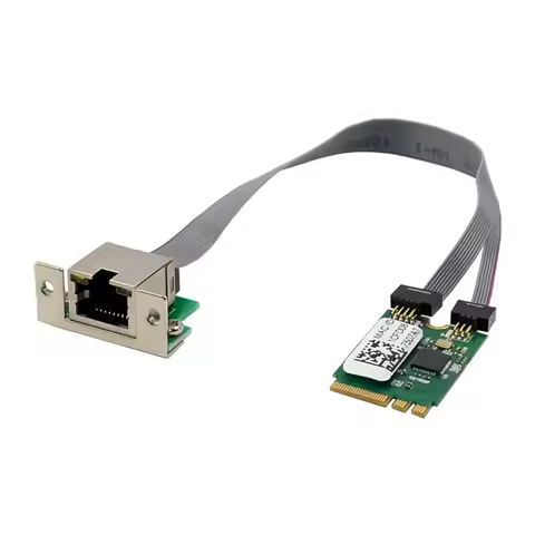 M.2 A+E KEY 2.5G Ethernet LAN Card RTL8125B Industrial Control Network Card PCI Express Network Adap