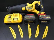  美國 DEWALT 得偉 DCS388T2 60V 超鋰電 無碳刷軍刀鋸