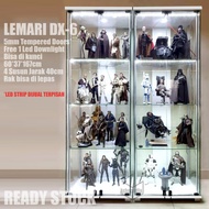 NEW COLLECTION! LEMARI RAK KACA ETALASE PAJANGAN DISPLAY CABINET PAJANG KOLEKSI ACTION FIGURE TAS SN