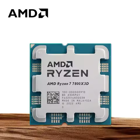 AMD Ryzen 7 7800X3D 8-Core 16-Thread L3=96M 4.2GHz Gaming Processor 120W 5NM R7 7800X3D DDR5 Socket 