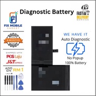 Diagnostic high capicity battery compatible for 12 13 14 15 pro max 12pm 13pm 14pm 15pm diagnose bat