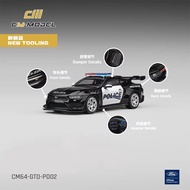 [Ready Stock Immediate Shipping] CM 1: 64 Ford Mustang GTD Police Car Alloy Car Model