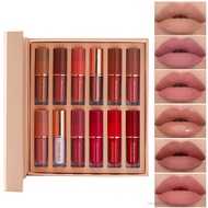 Bộ Son Bóng Sách 12 Màu Ershiqi Không thấm nước Và