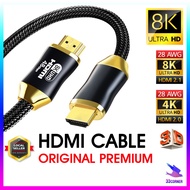 CAP13✅ Original HDMI Premium Cable 8K 4K UHD HD v2.1 / v2.0 / 4320p / 2160p 1 1.5 2 3 5 10 15 Meter 