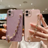 Applicable OPPO Reno 2 2Z 2F 3 4 4Z 4SE 5 6 7 7SE 8 10 11 Find X2 X2 NIEOL X3 Neo Lite K7Heart Bracelet Mobile Phone Soft Case