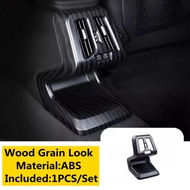 CJ7F ที่เท้าแขนด้านหลัง Air Conditonnal ฝาครอบ Vent Trim Ac Outlet แผงตกแต่งสำหรับ Bmw X1 U11 & X2 I