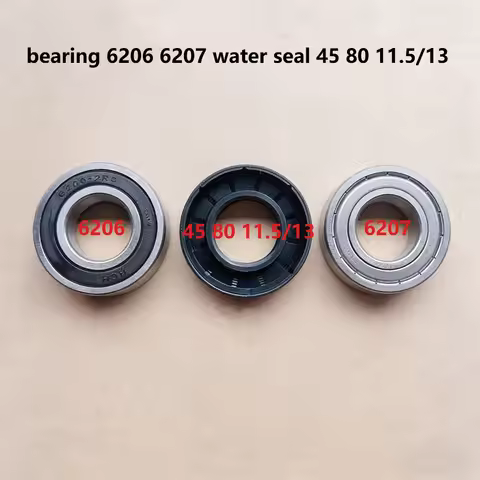 For Hisense washing machine HD1014FD/HG100DC14DI/HG100DF14D bearing 6206 6207 water seal 45 80 11.5/