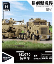 公司現貨- 潘洛斯 628015 軍事系列 M1070裝甲車 坦克運輸車 相容樂高  露天市集  全台最大的網路購物市集