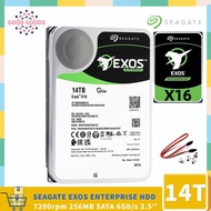 SEAGATE EXOS X16 14TB ST14000NM001G 3.5 HDD 7200rpm 256MB SATA 6Gb/s Enterprise Internal Hard Drive