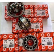 6205  6305  6304 FAG GERMANY C3 DOUBLE CONK BEARING CRANKSHAFT