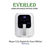 MAYER 5.5L Digital Air Fryer (White) [MMAF505D]