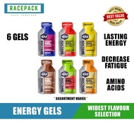 GU Gel Roctane Energy Gel 6 Packs | Ultra Endurance | Amino Acids | Electrolytes