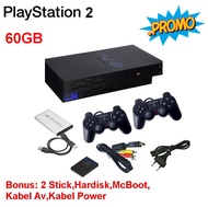 ps 2 Fat Hardisk 60GB Full game paket komplit