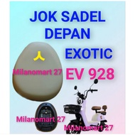 Exotic ev 928 light brown front saddle seat light brown front saddle seat exotic ev 928 electric bik