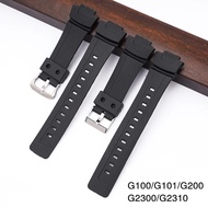 Resin Watch Strap for Ca--sio G100 G-200/G-101/G-2310/G-2300 GW-2300 GW-2310 Sport Diving Wristband 