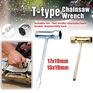 Heavy Duty Pembuka Spark Plug Mesin Rumput Chainsaw Spanar Brush Cutter Chainsaw 17x19 & 13x19 Spana