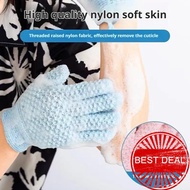 Five Finger Exfoliating Glove Shower Glove Scrub Bath Tools Gloves Bathing W3u4