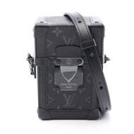 【二手】LOUIS VUITTON垂直行李箱可穿戴錢包單肩背包，Monogram Eclipse 帆布，M82077，PVC塗層帆布