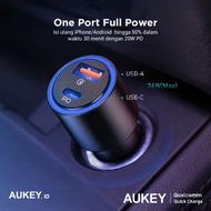 Aukey Expedition CC-Y18S Car Charger USB-C PD 2 YEAR WARRANTY