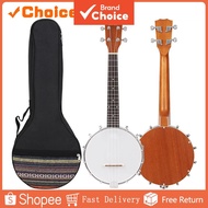IRIN 4 Strings Banjo Sapele 4 String Banjo Ukulele Beginner Musical Instrument Rosewood Fingerboard 