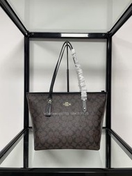 🎀Brand New Free Shipping💙Coach F58292 手袋 手提包 斜挎包 單肩包 手挽袋｜Color 棕色｜Size 29x27x14(开口尺寸39)💙配件全齊適合送禮 嚴格檢