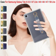 For Samsung Galaxy Tab A9 A8 A7 S6 Lite Fashion Support Wrist Strap Hand-held Tablet Case Samsung Ga