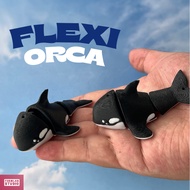 GANTUNGAN Orca Mini 3D Flexible Adorable Whale Keychain - Bag Decoration Keychain