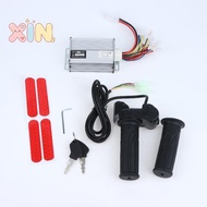 [lighthivenn] Brush E-Bike Controller Thumb Throttle Kit 36V 1000W Multifunction Grip Set for E-Bike