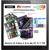 [FANCY BACK STICKER FILM] [Huawei Nova 2 2i 3i 4 4e 5T 7 7i 7 SE | Plus | Pro ] MOSS (Ori) Express C