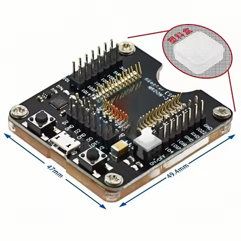 ESP8266 ESP-WROOM-32 ESP32-WROVER Development Board Test Programmer Socket Downloader for ESP-01 ESP