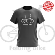 Baju Folding Bike Basikal LIpat Limited Bicycle T Shirt