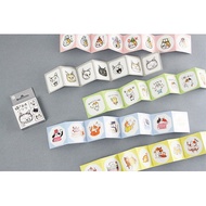 Little White Pig {Cat's Emoticon Stickers} 40 Pieces.Cat Sticker.Cat Sticker.Diary Sticker.Cartoon C