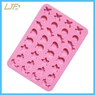 LJF Marine Life Gummy Mold Silicone Chocolate Mold Party Baking Mold Fire Paint Wax Pellet Mold Epox