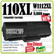2x Compatible to HP W1112A  W1112XL HP110A HP Laserjet 108 108A 108w HP136 MFP 136a MFP 136w Printer