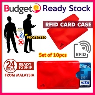 10PCS RFID BLOCK ANTI-THEFT RFID CARD CASE CARD HOLDER RFID WALLET CREDIT CARD SAFETY CASE CARD PROT