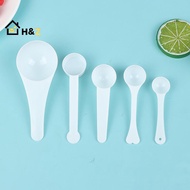 Kaleidoscope 10Pcs 1g 3g 5g 10g Measuring Plastic Scoop Measuring Spoons Milk Spoons