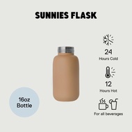 Cold Water Bottle Temperature-Retaining 16oz Sunnies Flask