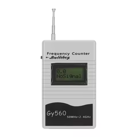 Mini Gooit GY560 Radio Frequency Counter 50Mhz‑2.4Ghz Portable Frequency Counter Radio Frequency Mea
