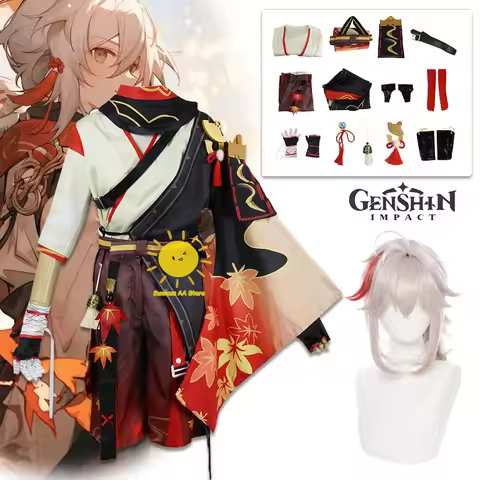 Kaedehara Kazuha Cosplay Game Cosplay Kaedehara Kazuha Costumes Uniform Halloween Carnival Costume C