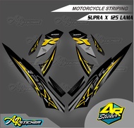 Striping List Variasi Supra X 125 - Striping List Motor Supra X 125 - Stiker Supra X 125 Lama