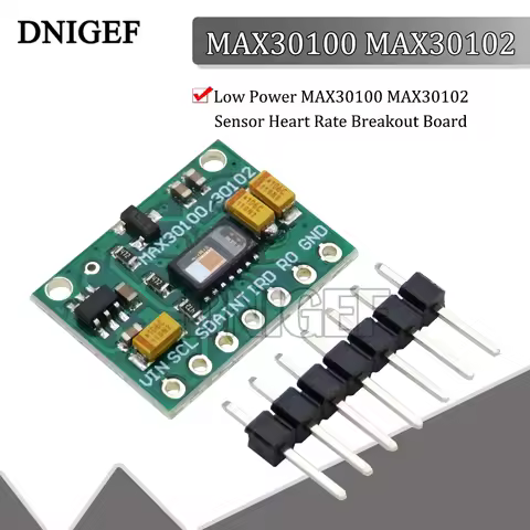 Low Power MAX30100 MAX30102 Sensor Heart Rate Breakout Board For Arduino Blood Oxygen Sensor Module 