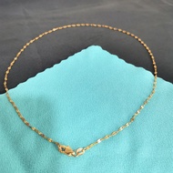 Ongpin Mnl Gold Necklace Pawnable 10k US Gold TWISTED CHAIN Necklace For Men And Women Stainless Ste
